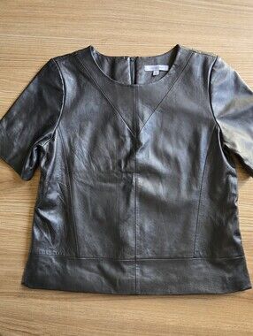Classiques Entier Black Leather Top
